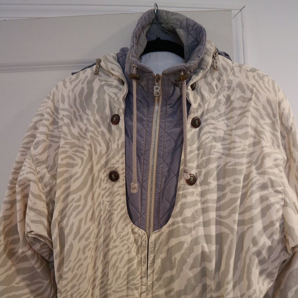 Vintage Bogner Siegfried & Roy White Tiger One Piece Ski Suit - Picture 2 of 11